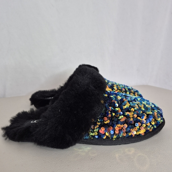 UGG Australia Scuffette II Stellar Multicolored Sequin Slip-On Slippers - Size 8 - Picture 2 of 14